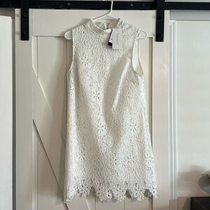 Lucy Paris white eyelet dress size medium NWT